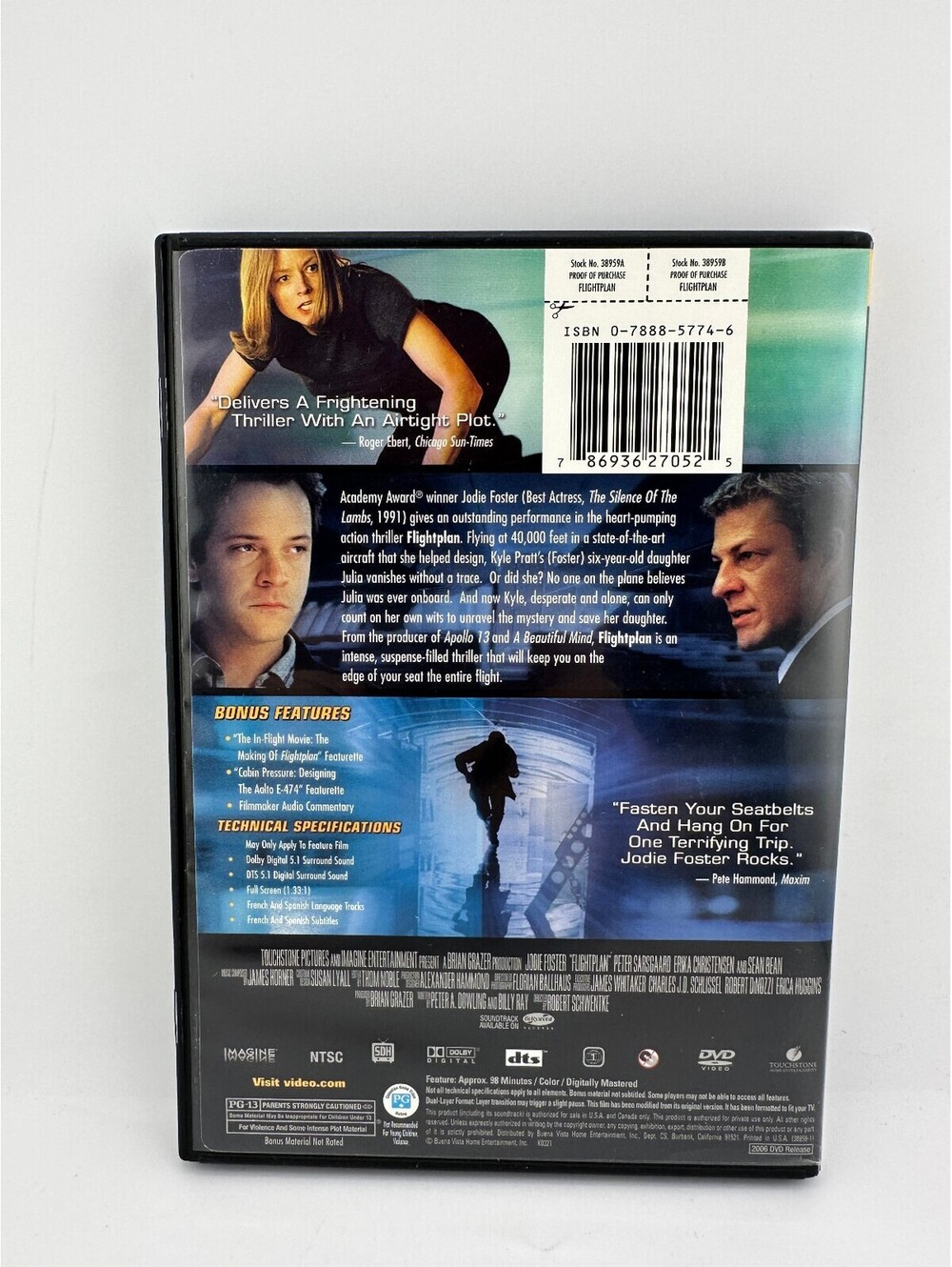 Flightplan Full Screen DVD - Picture 4 of 4
